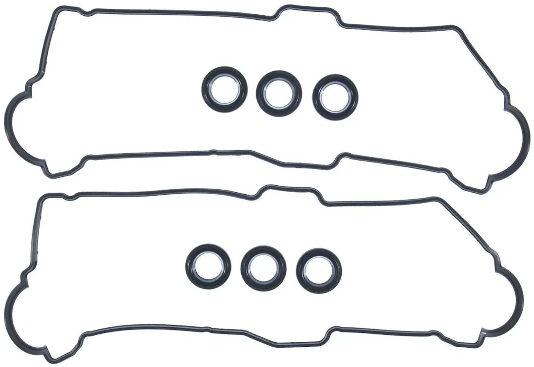 VS50158 – CLEVITE 77 Valve Cover Gasket, OE Replacement Molded Rubber 0.26 Inch Thickness With Spark Plug Tube Seal